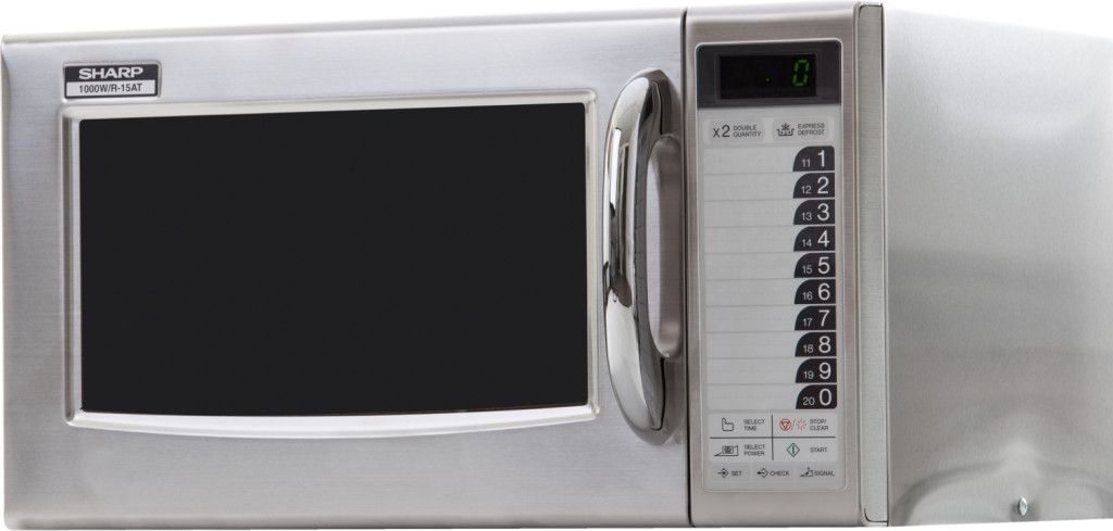 Sharp magnetron, R-15AT 1000 W, semi-professioneel, tiptoets bediening