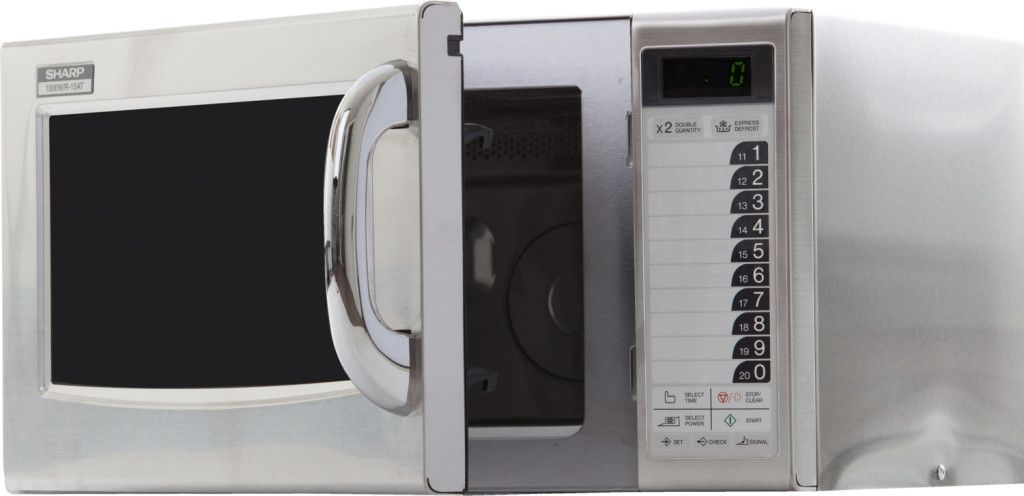 Sharp magnetron, R-15AT 1000 W, semi-professioneel, tiptoets bediening
