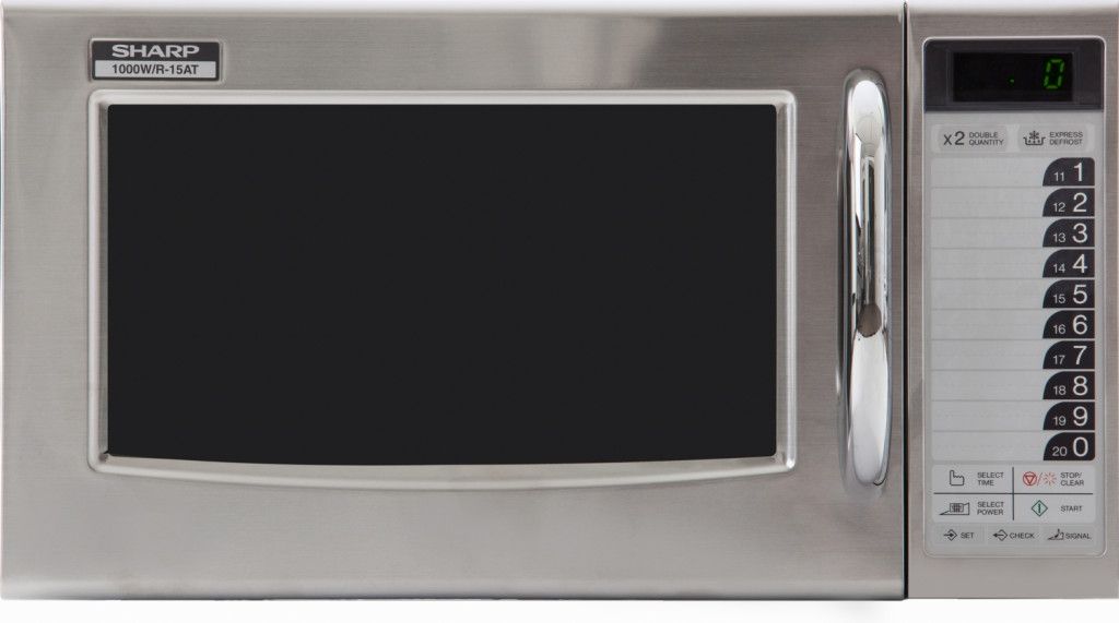 Sharp magnetron, R-15AT 1000 W, semi-professioneel, tiptoets bediening